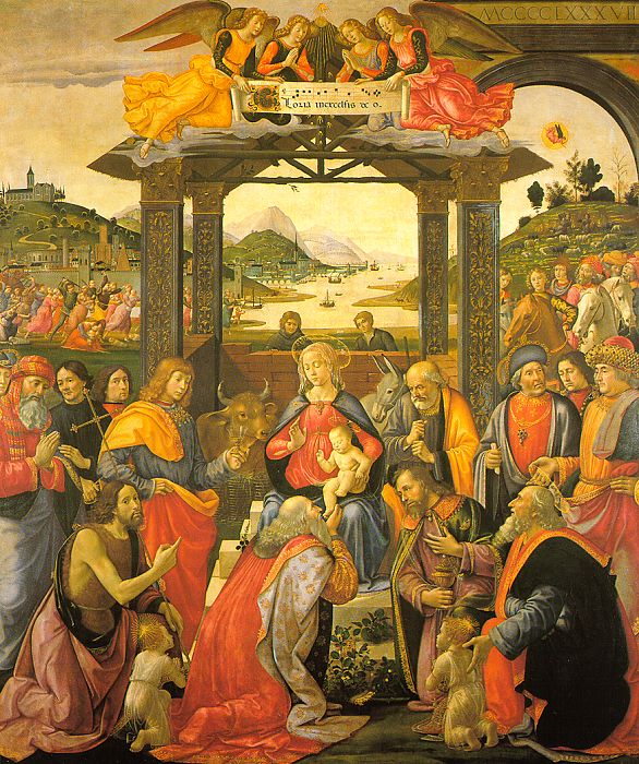 Domenico Ghirlandaio Adoration of the Magi   qq